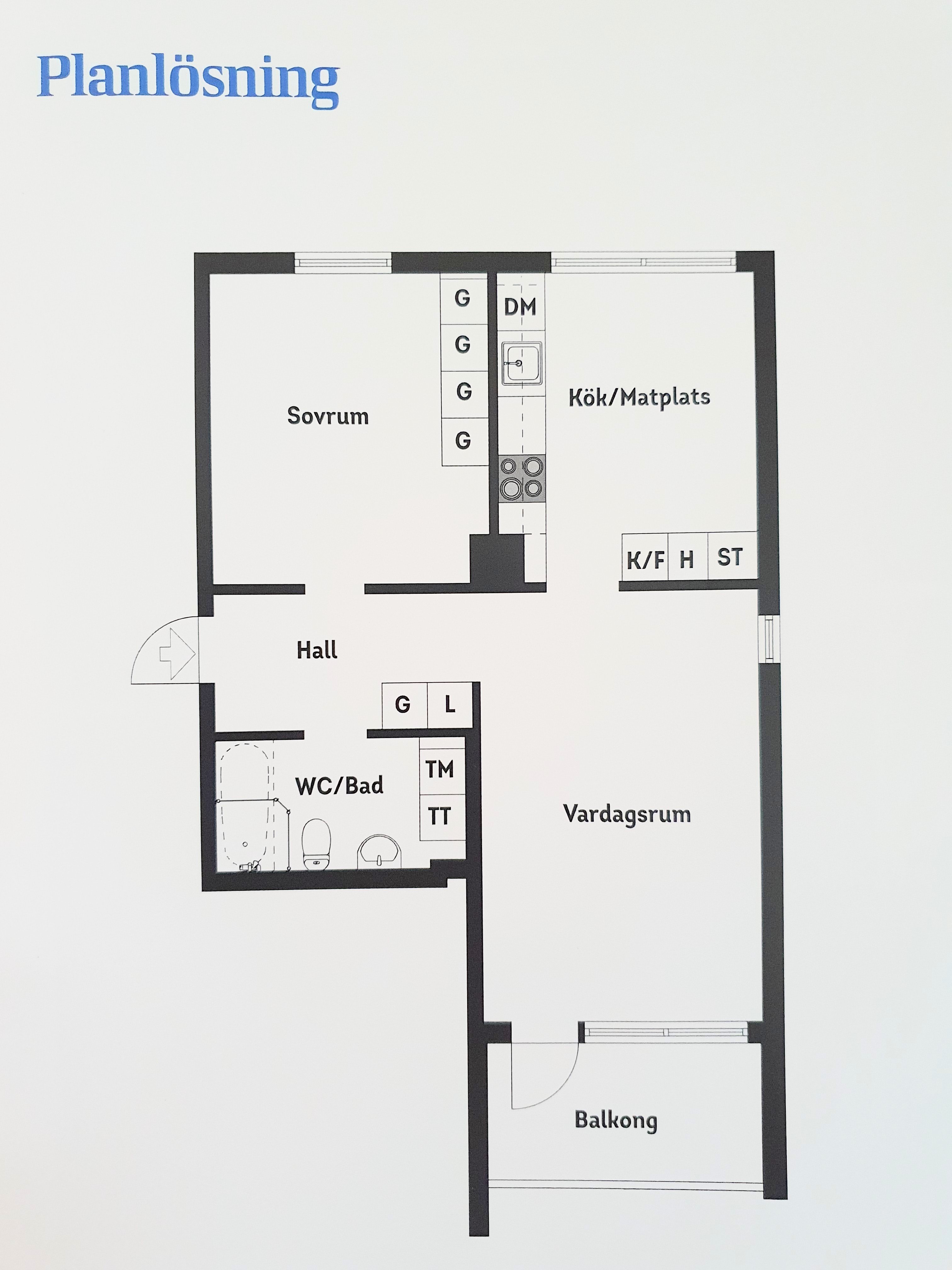2 rok · 60 m² i Sollentuna – bild 16
