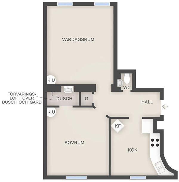 2 rum och kök, Södermalm, 22 653 kr/mån, bild 3