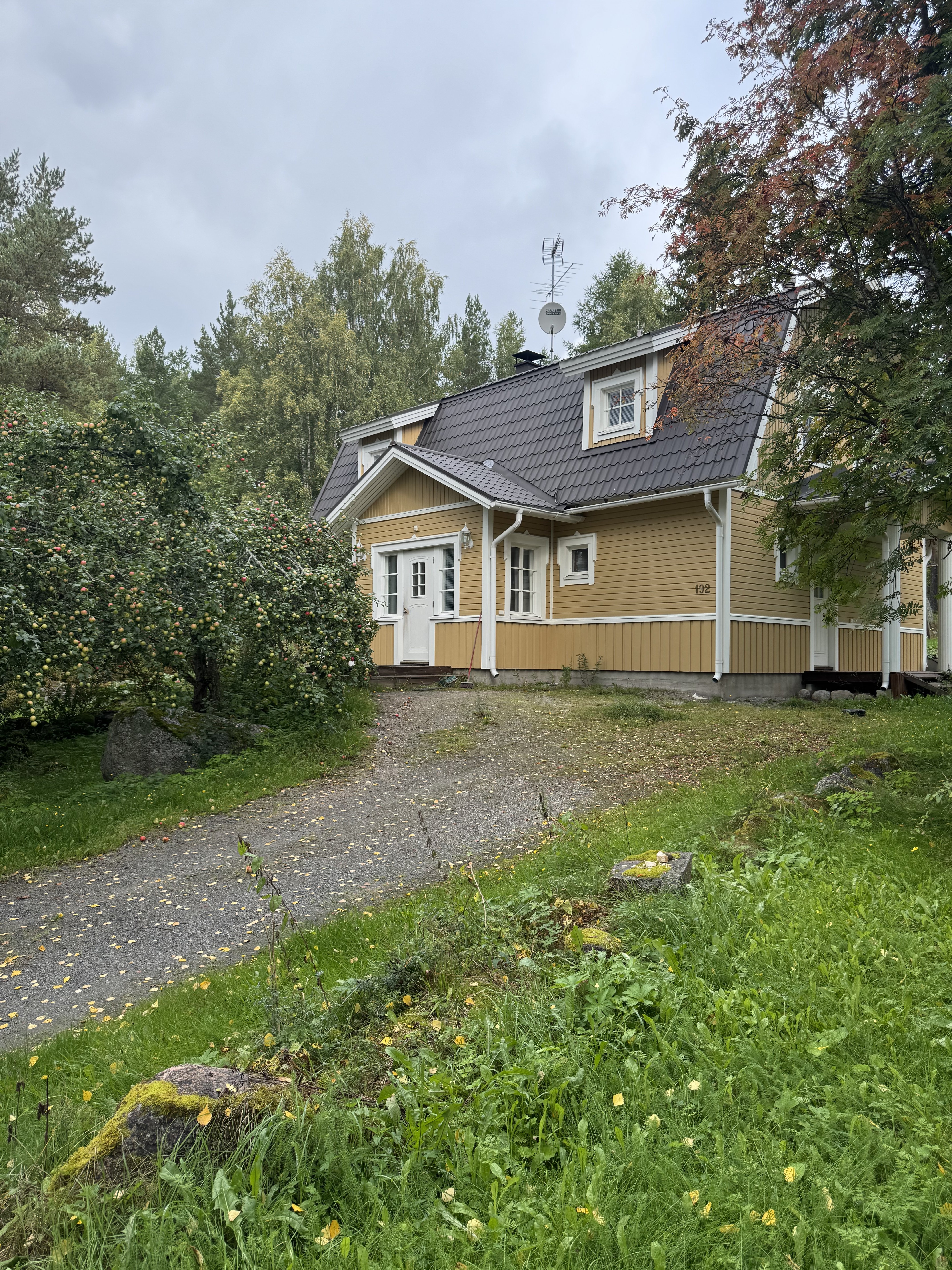 Omakotitalo maaseudulla palveluiden lähellä 1