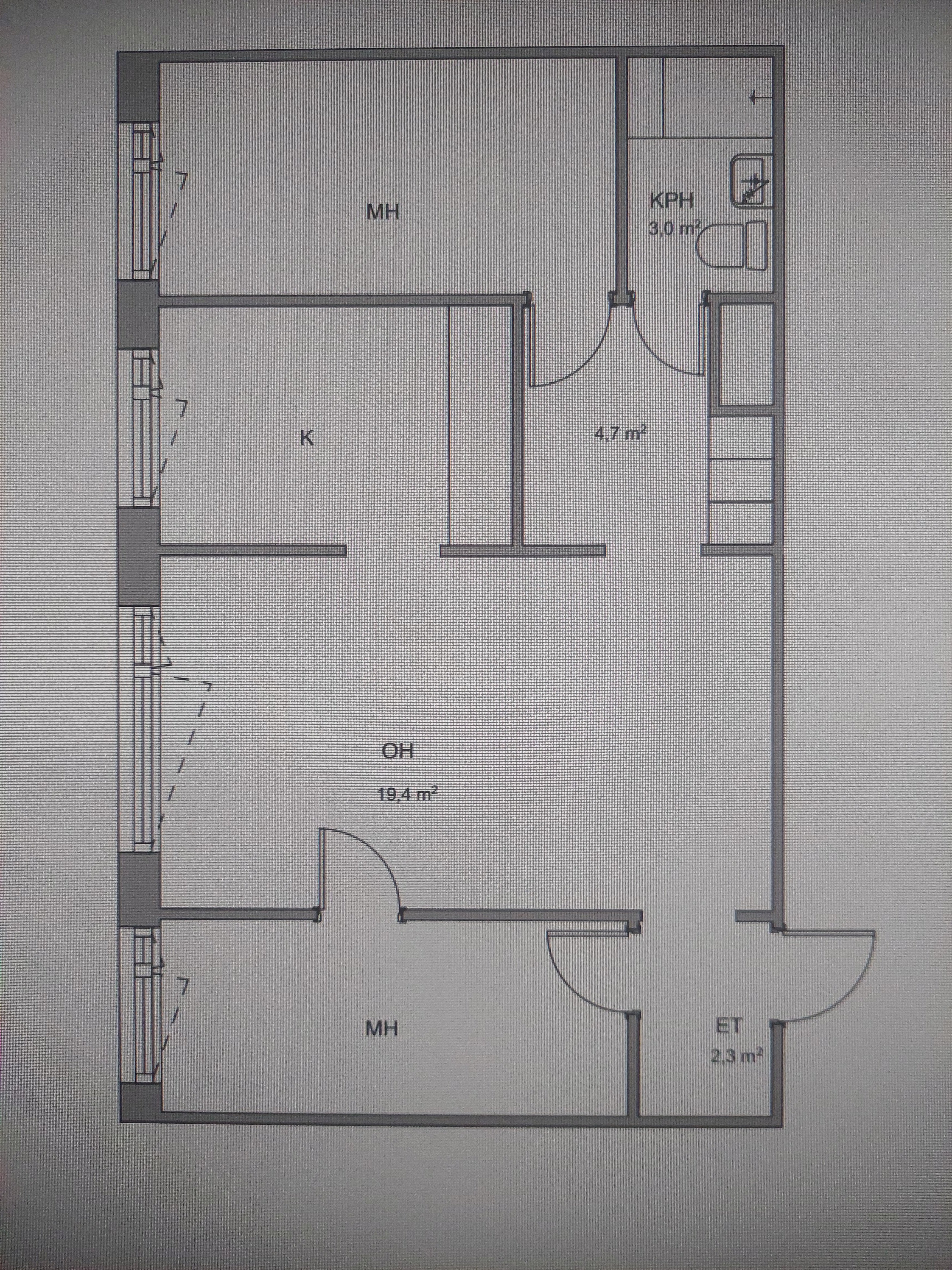 Loimaa Keskusta kolmio sisäpihalle 2