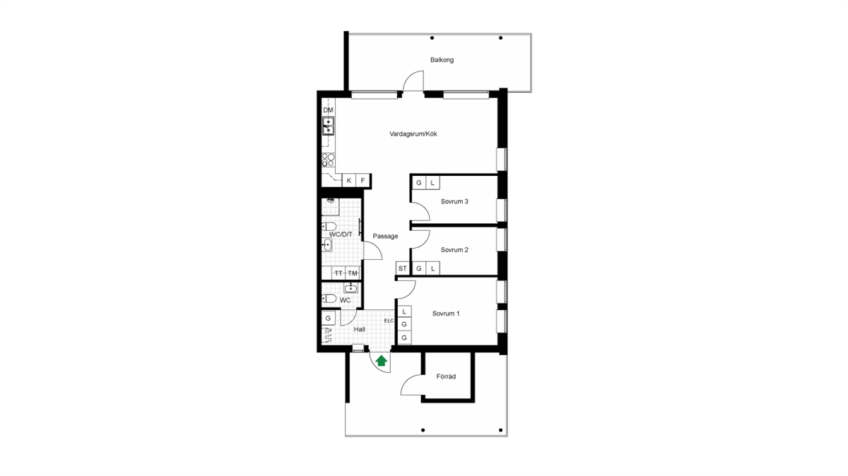 4 rok · 83 m² i Falkenberg – bild 3
