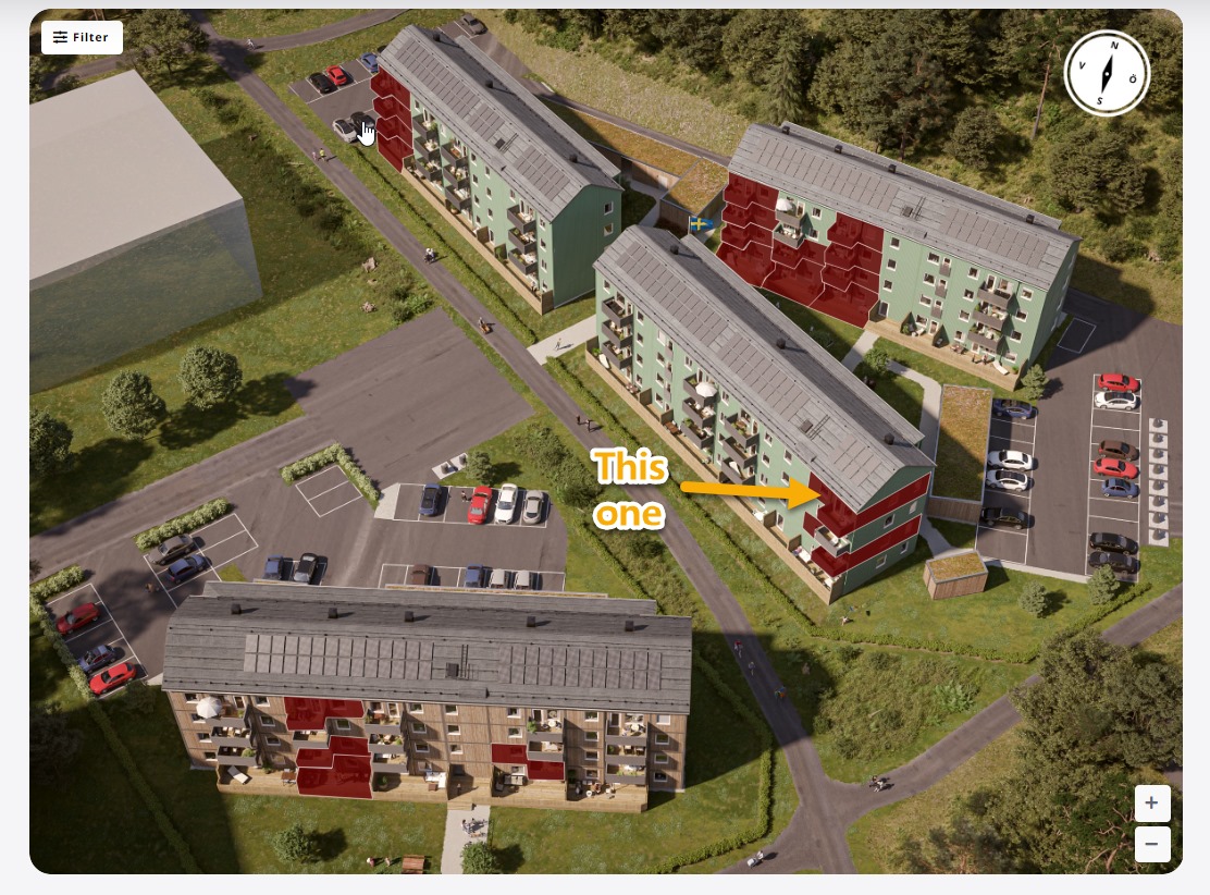 Lägenhet, 2 rooms, 55 sqm, Södertälje