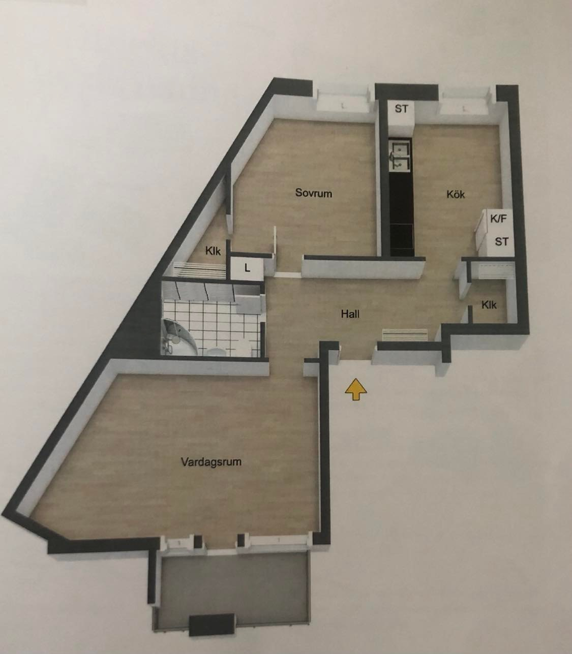 Fältspatsvägen, Uppsala Apartment Qasa