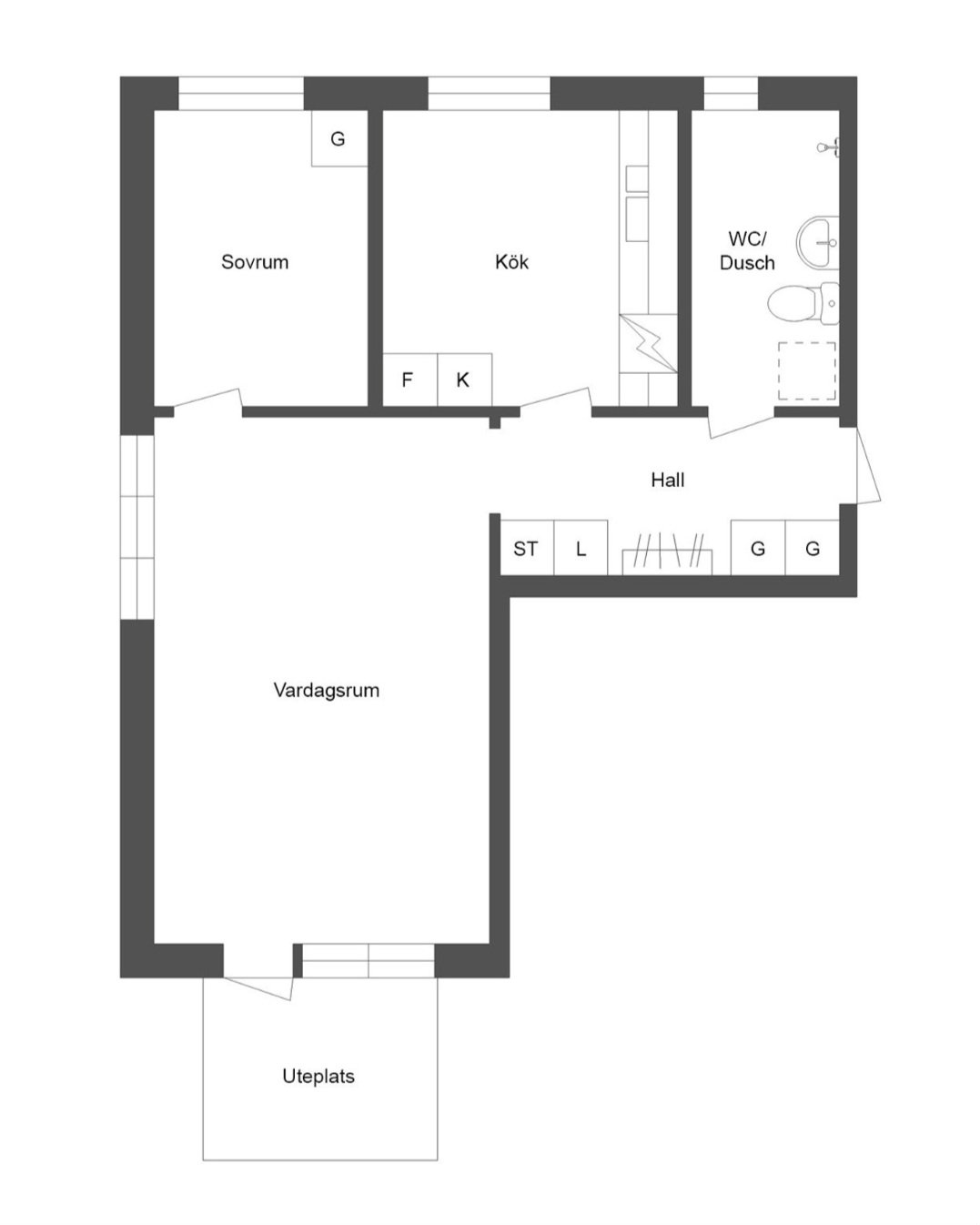 2 rum Stockholm — 10 500 kr/mån | Bostadsögat