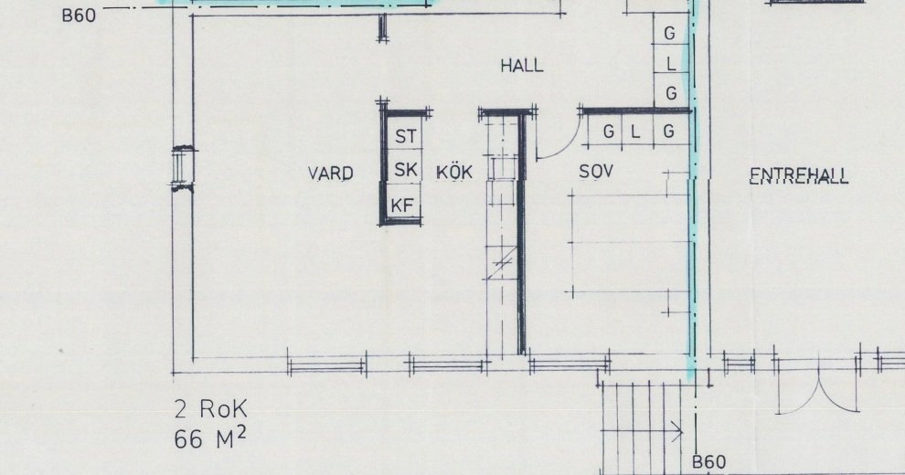 Lägenhet, 2 rooms, 66 sqm, Oskarshamn