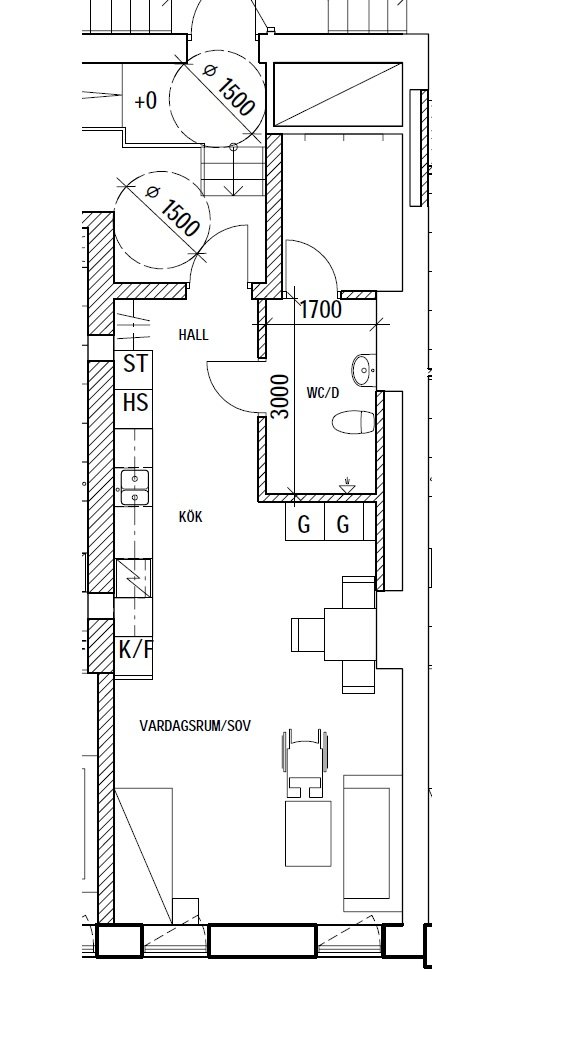1 rooms · 43 m² in Orebro