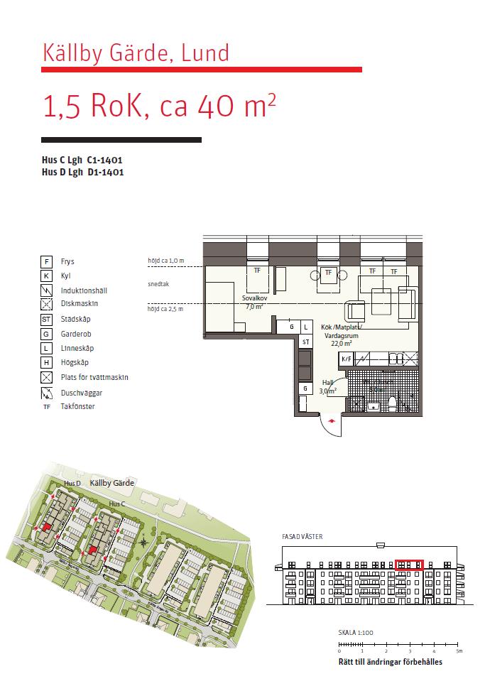 2 rok · 40 m² i Lund – bild 17