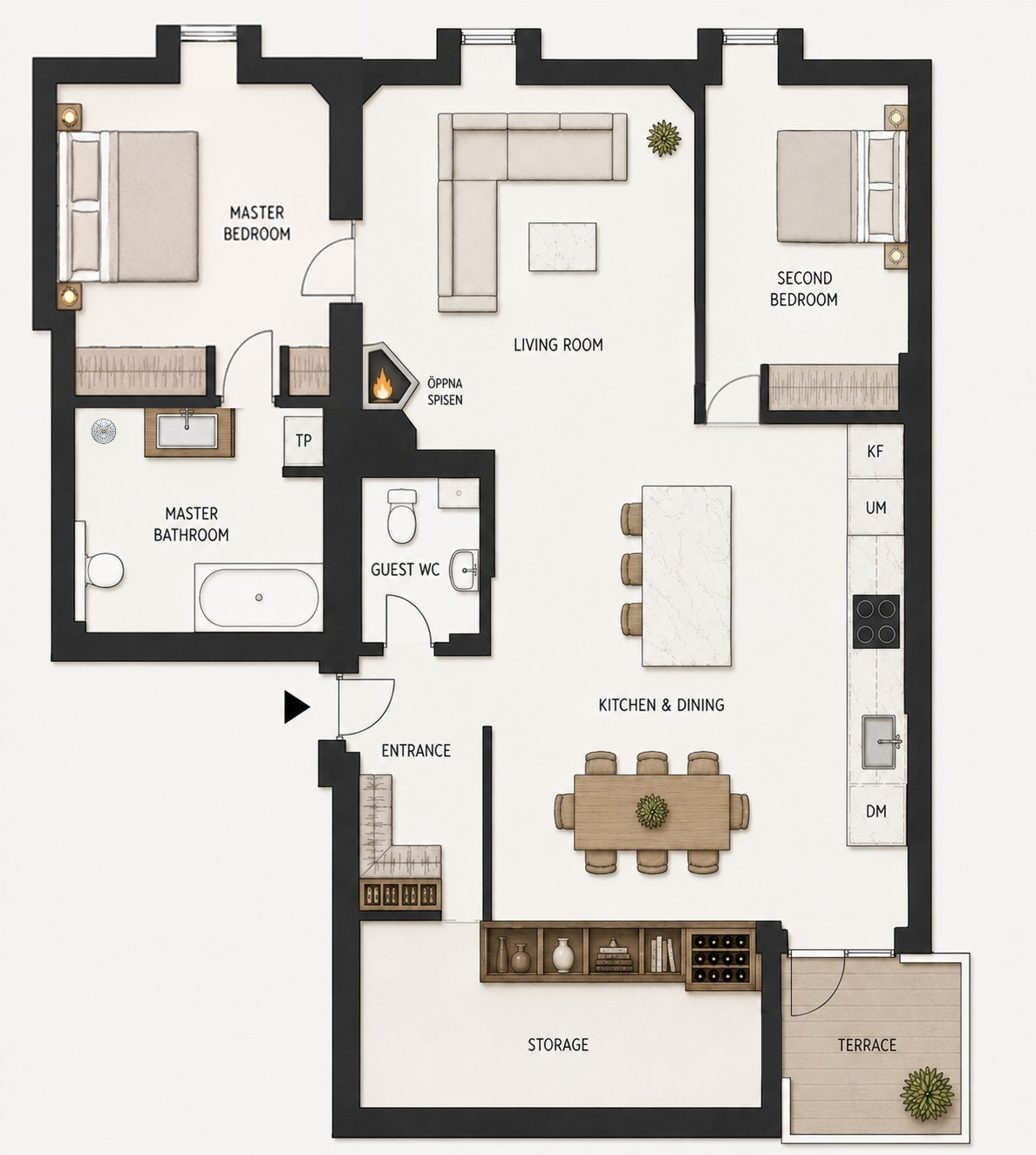Apartment in Stockholm, Östermalm