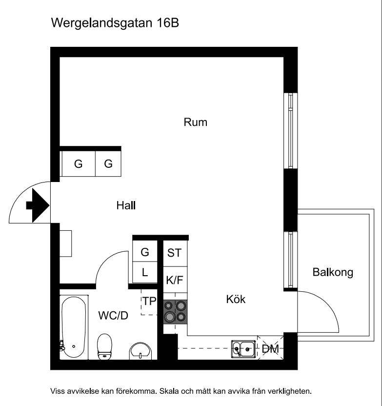 1 rok · 38 m² i Stockholm – bild 2
