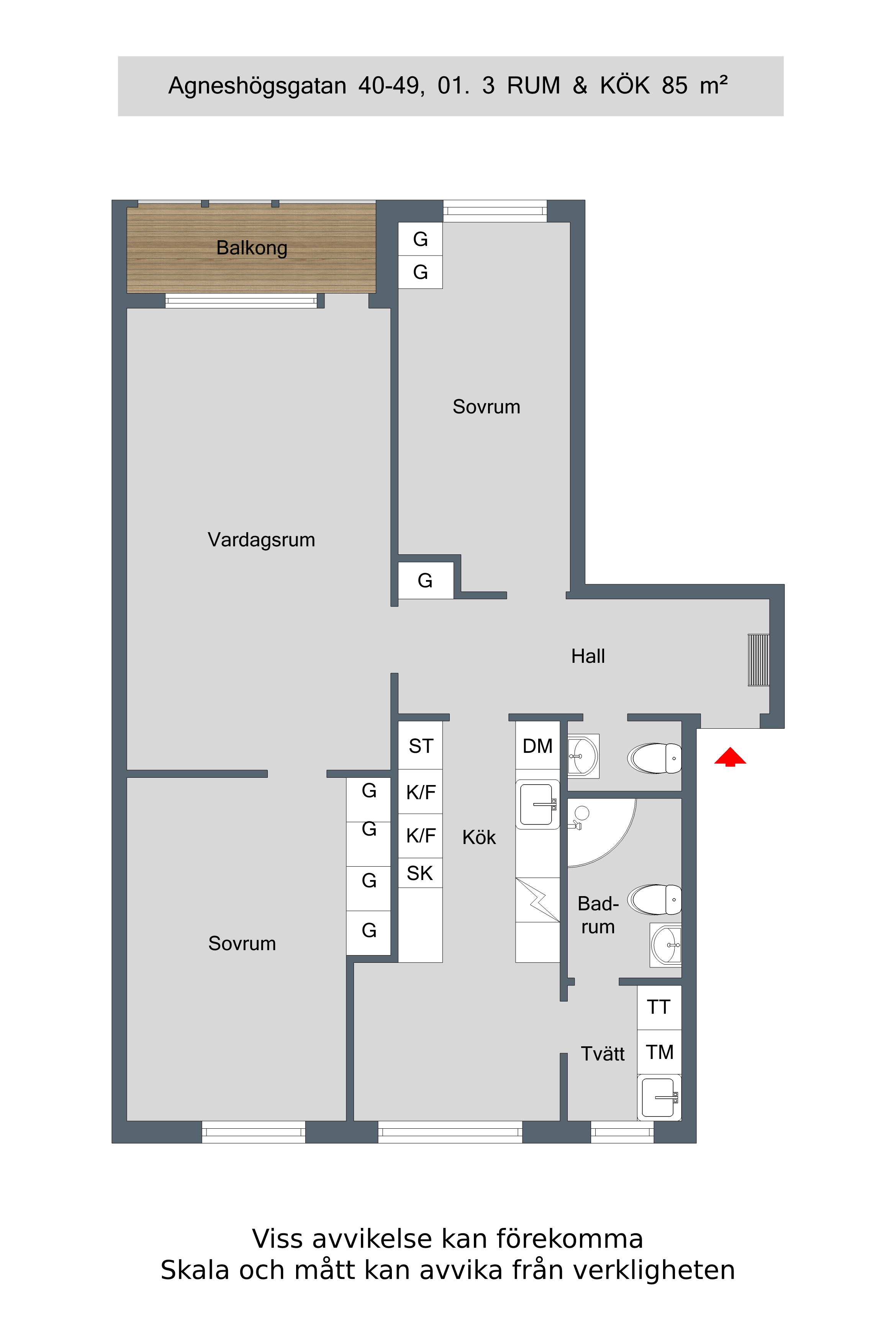 3 rok · 85 m² i Motala – bild 25