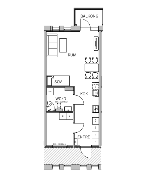 2 rum och kök, Hägersten — 15 400 kr/mån — bild 4