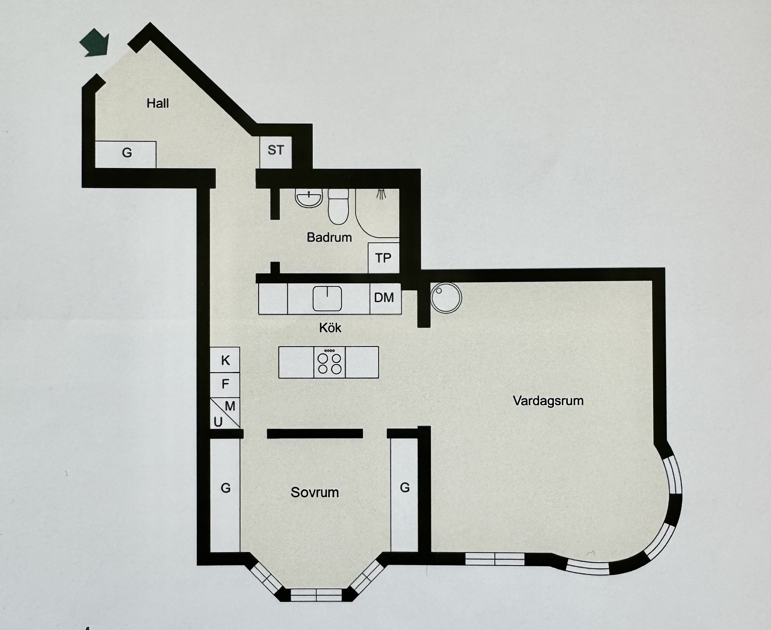 2 rum Kungsholmen — 25 000 kr/mån | Bostadsögat