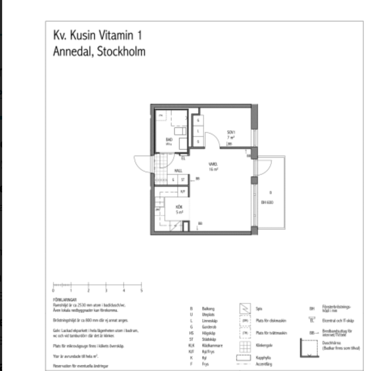 Lägenhet, 2 rum, 40 kvm, Bromma