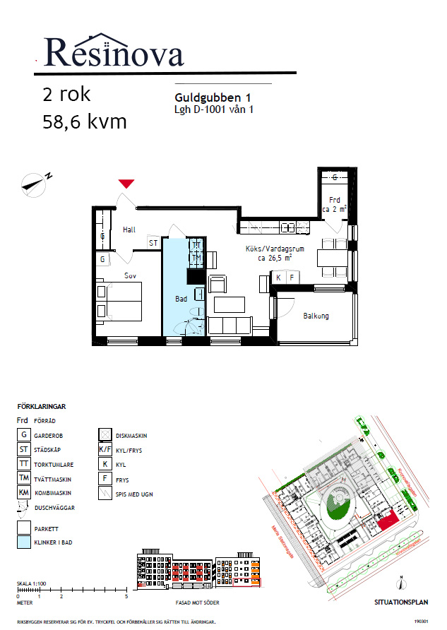 2 rok · 58 m² i Helsingborg – bild 13