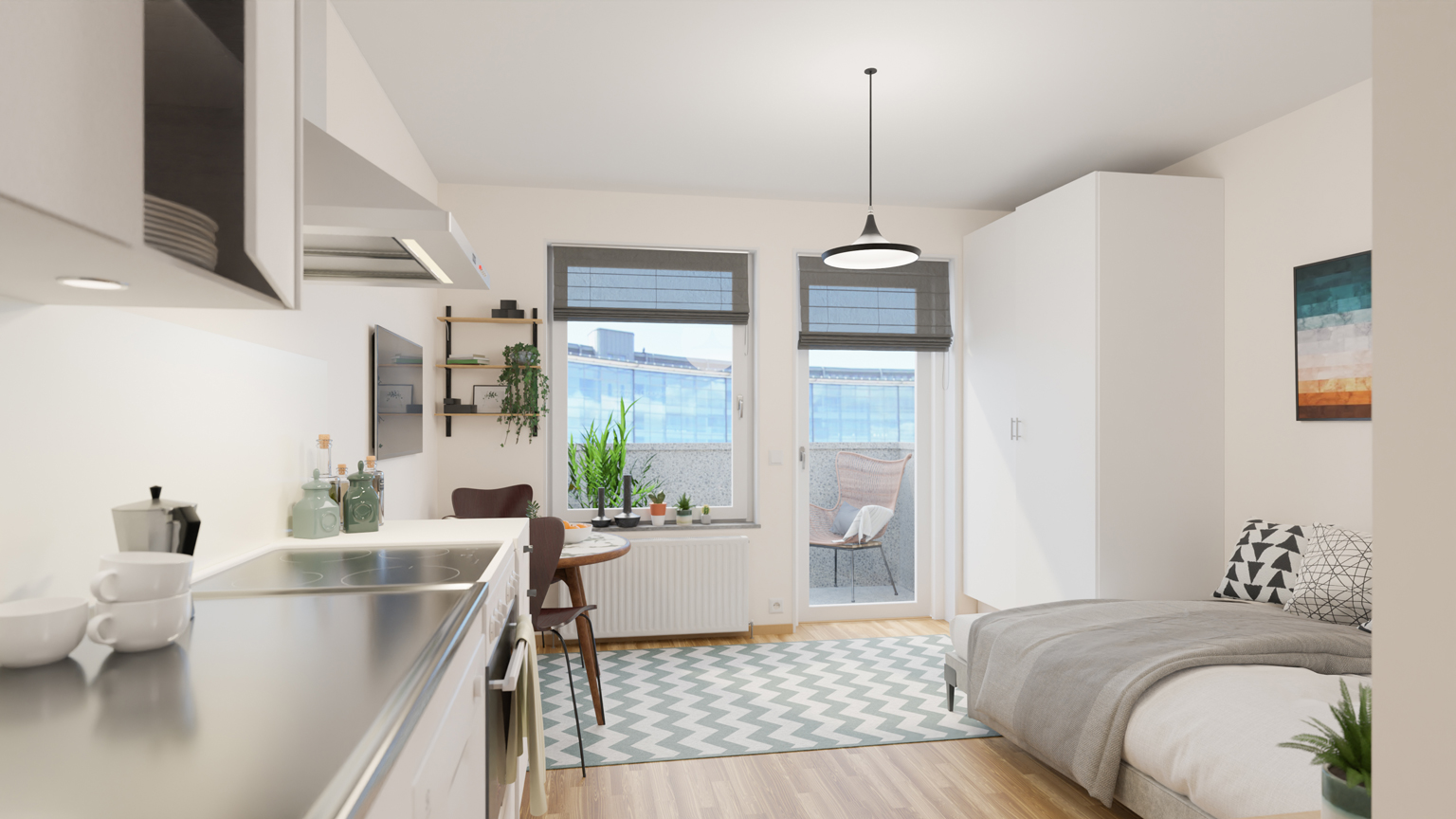 Lägenhet, 1 rooms, 22 sqm, Sollentuna