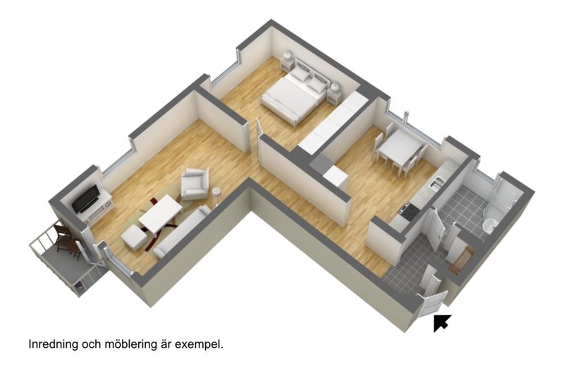 2 rok · 61 m² i Borås – bild 8