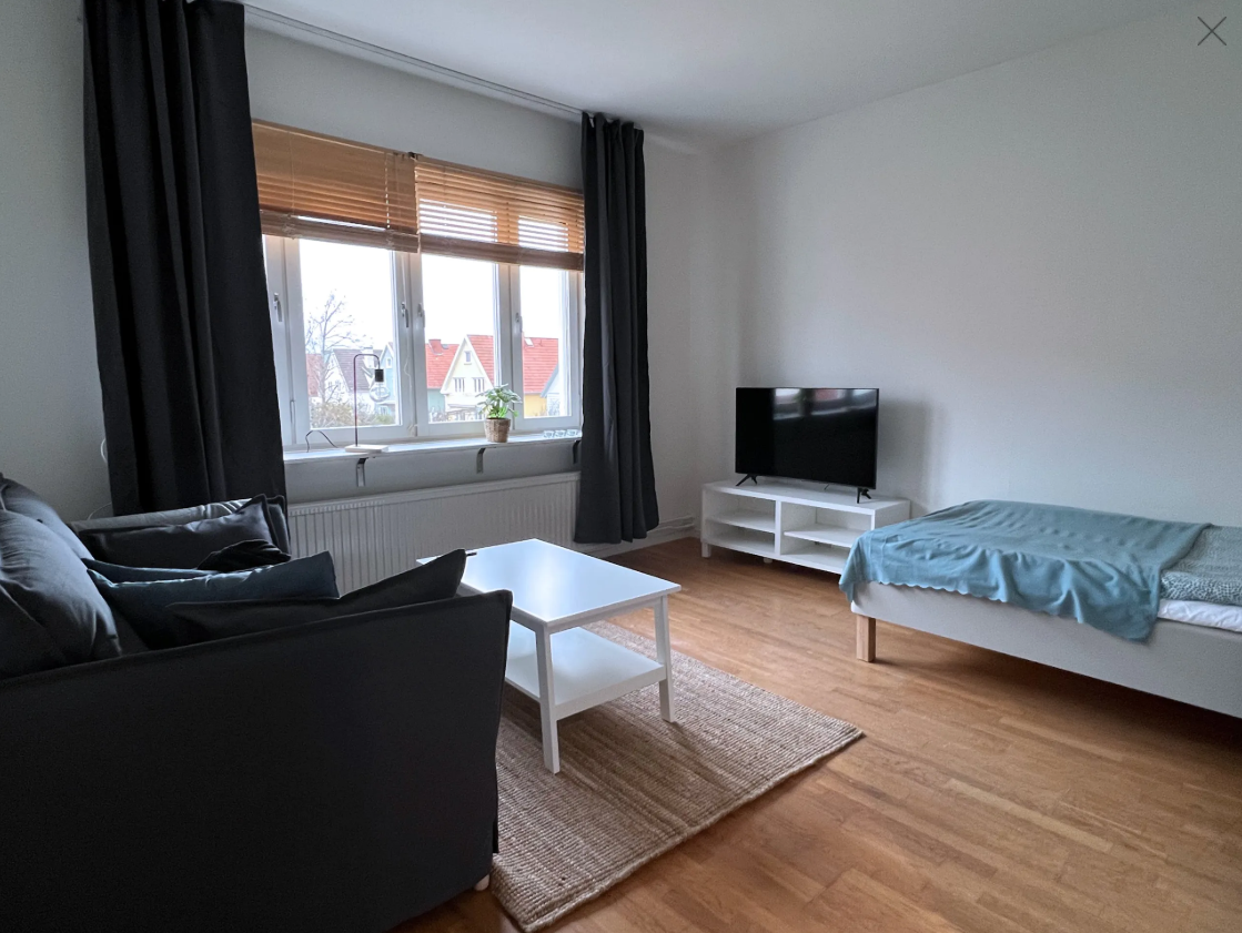 Lägenhet, 1 rum, 37 kvm, Göteborg