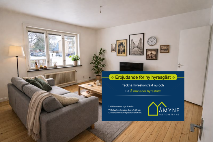 Lägenhet, 2 rooms, 42 sqm, Katrineholm