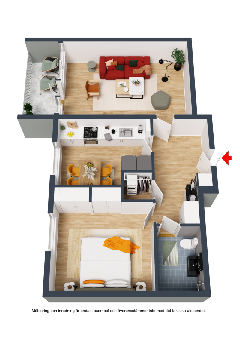 2 rok · 63 m² i Västerås – bild 9