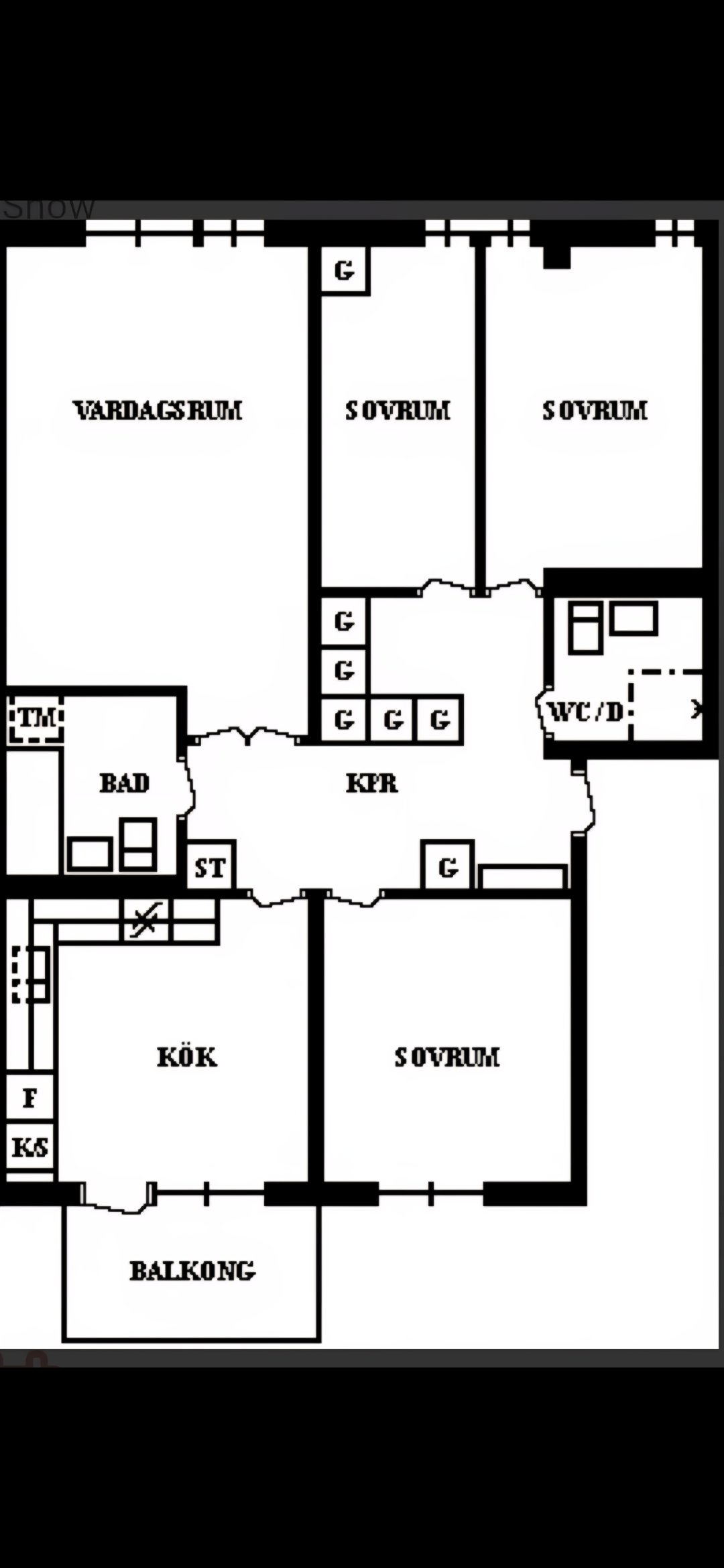 Lägenhet, 4 rooms, 98 sqm, Umeå