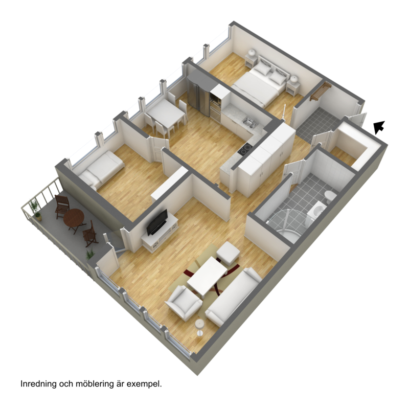 3 rok · 81 m² i Borås – bild 2