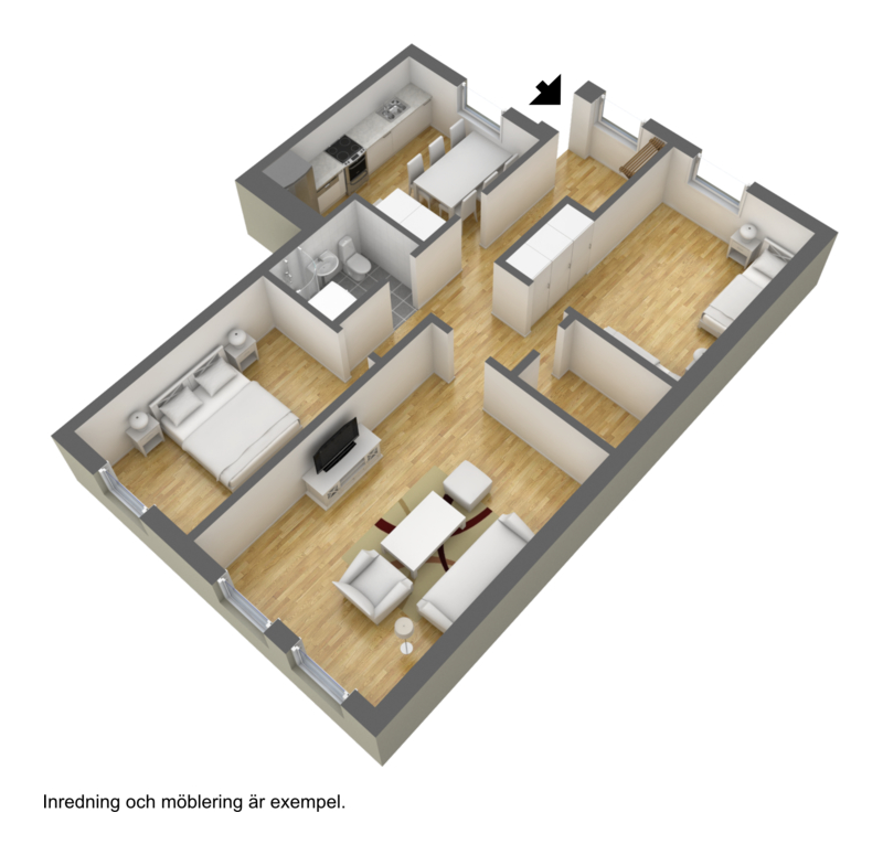3 rok · 82 m² i Helsingborg – bild 4