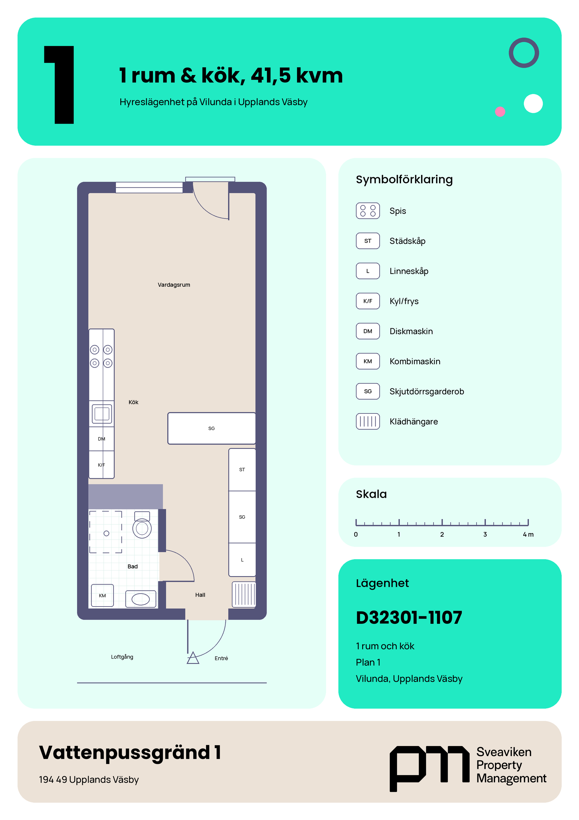 1 rok · 41 m² i Upplands Väsby – bild 11