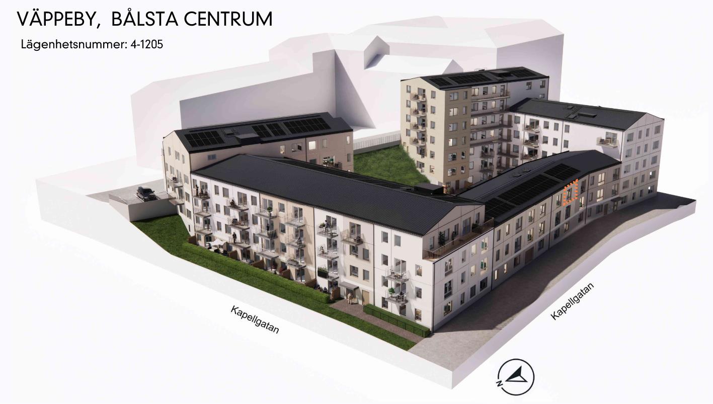 Apartment in Bålsta, Mansängen, Uppsala län - Bild 2