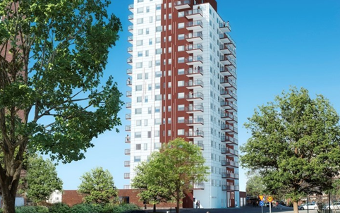 Lägenhet, 2 rooms, 34 sqm, Hässelby