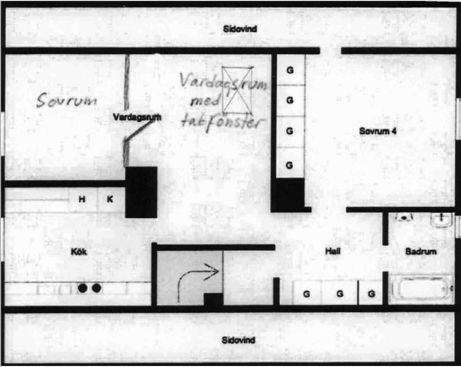 Lägenhet, 3 rooms, 65 sqm, Mölndal