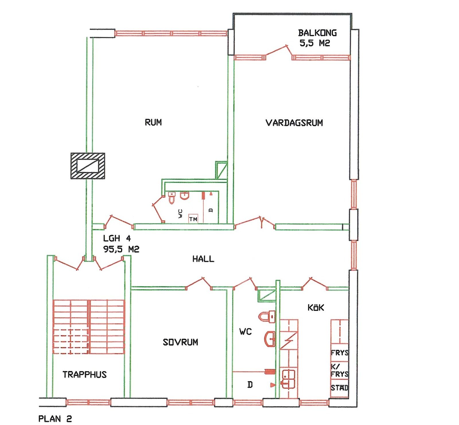 3 rok · 100 m² i Boda Glasbruk – bild 11