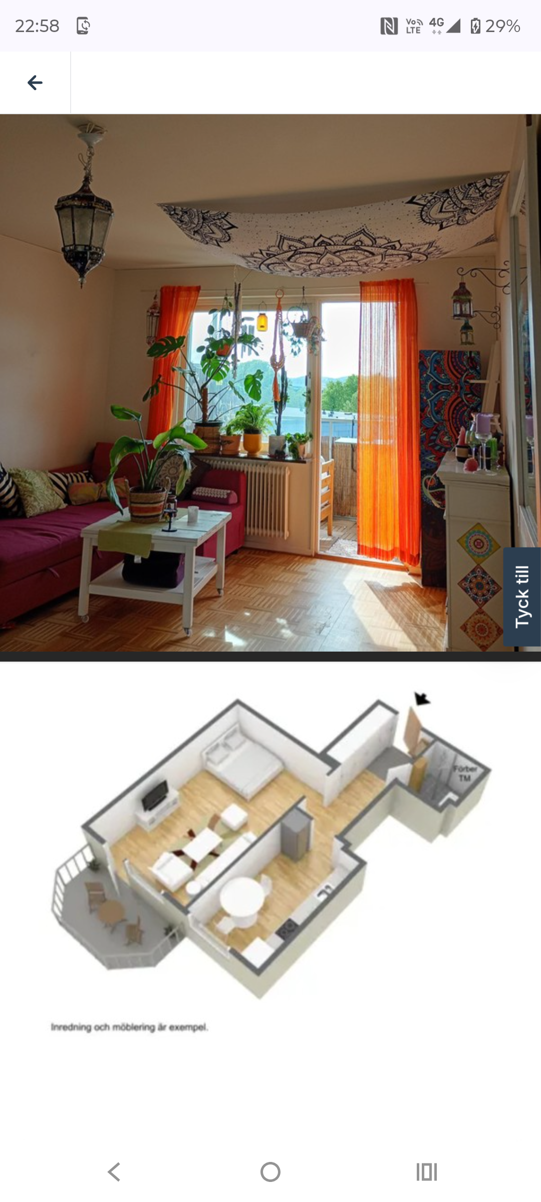 Lägenhet, 2 rooms, 43 sqm, Partille