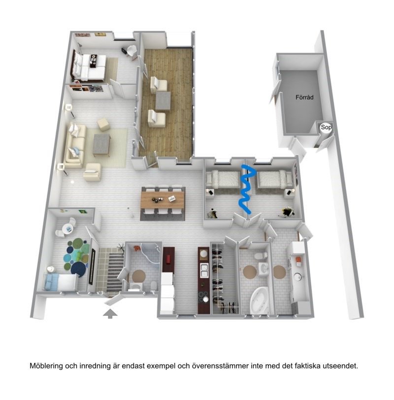 Villa/Hus, 5 rooms, 119 sqm, Lyckeby