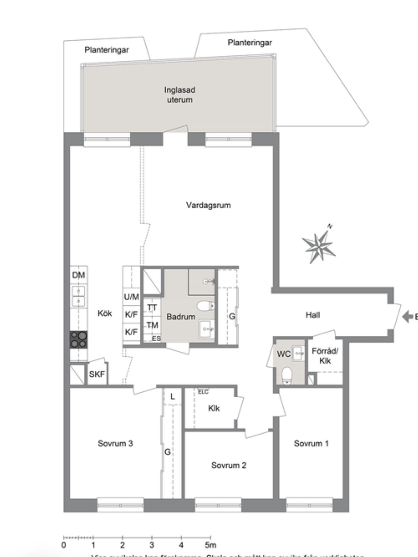 Lägenhet, 4 rooms, 101 sqm, Järfälla