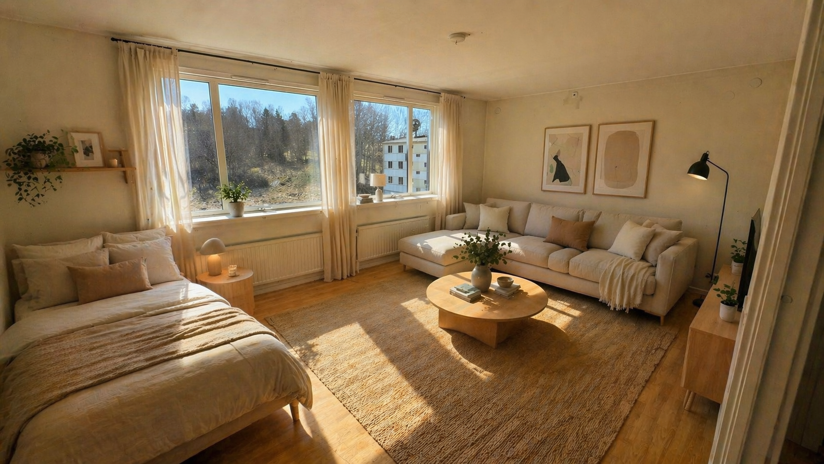 Lägenhet, 1 rooms, 45 sqm, Vålberg