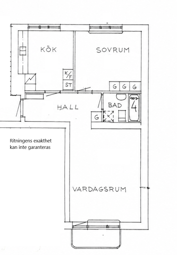 2 rok · 63 m² i Kalmar – bild 2