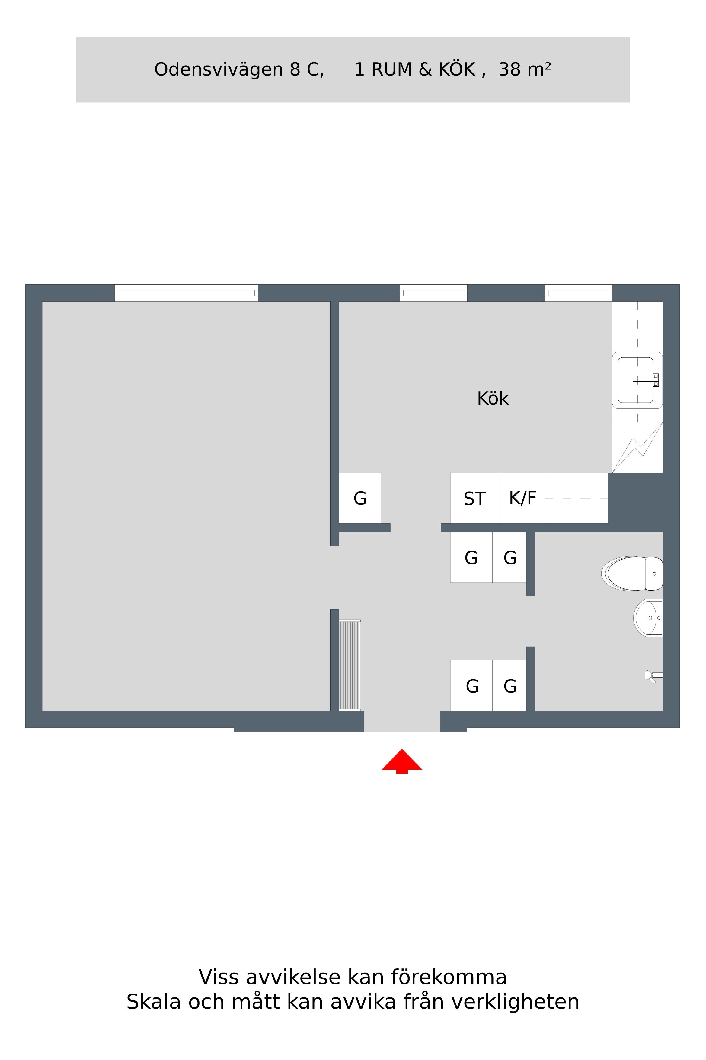 Hyreslägenhet på Köping  i koping