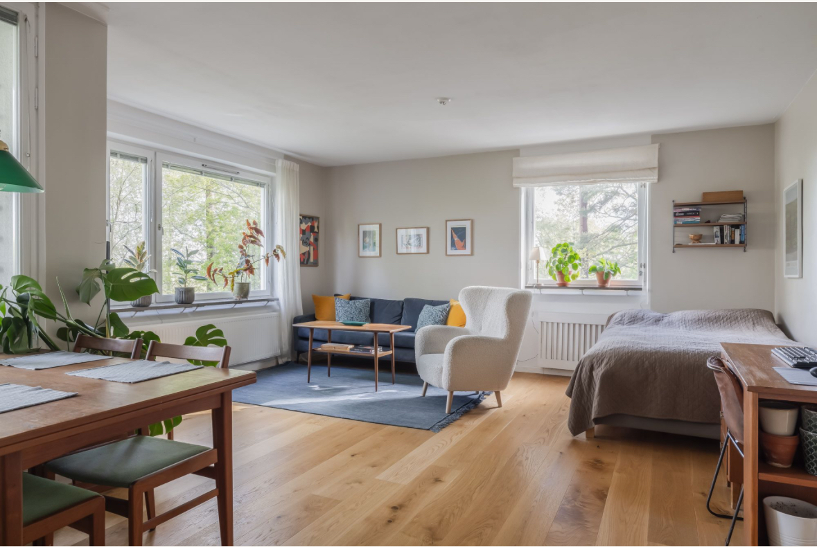 Lägenhet, 1 rooms, 41 sqm, Danderyd