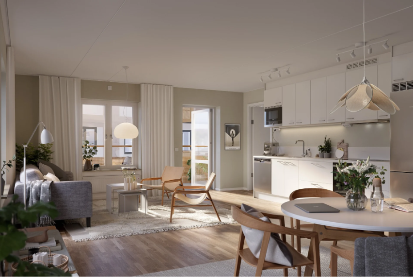Lägenhet, 1 rooms, 31 sqm, Västra Frölunda