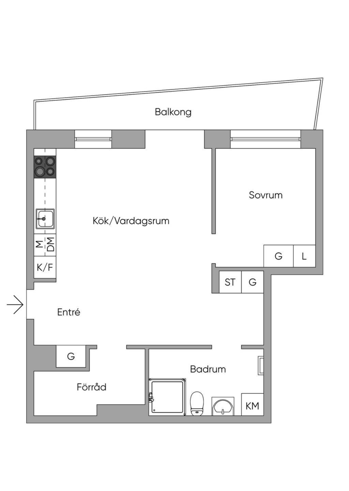 2 rok · 47 m² i Vega – bild 12