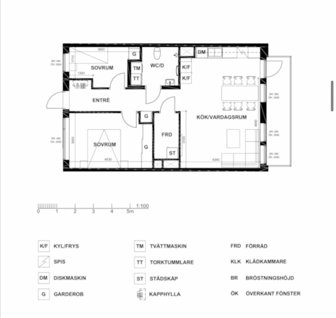 Lägenhet, 3 rooms, 68 sqm, Strängnäs