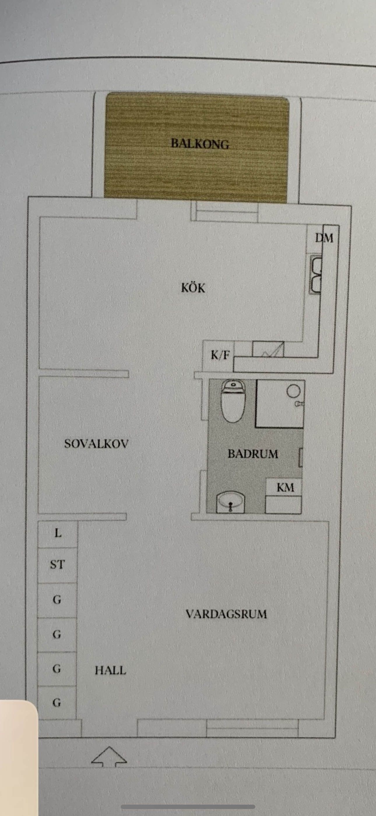 Lägenhet, 2 rooms, 42 sqm, Göteborg