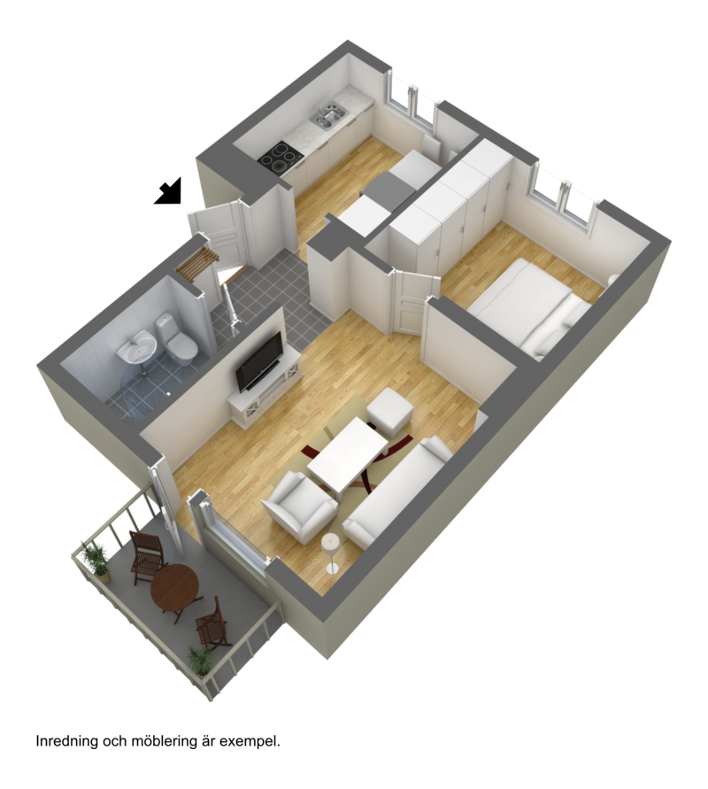 2 rok · 47 m² i Borås – bild 2