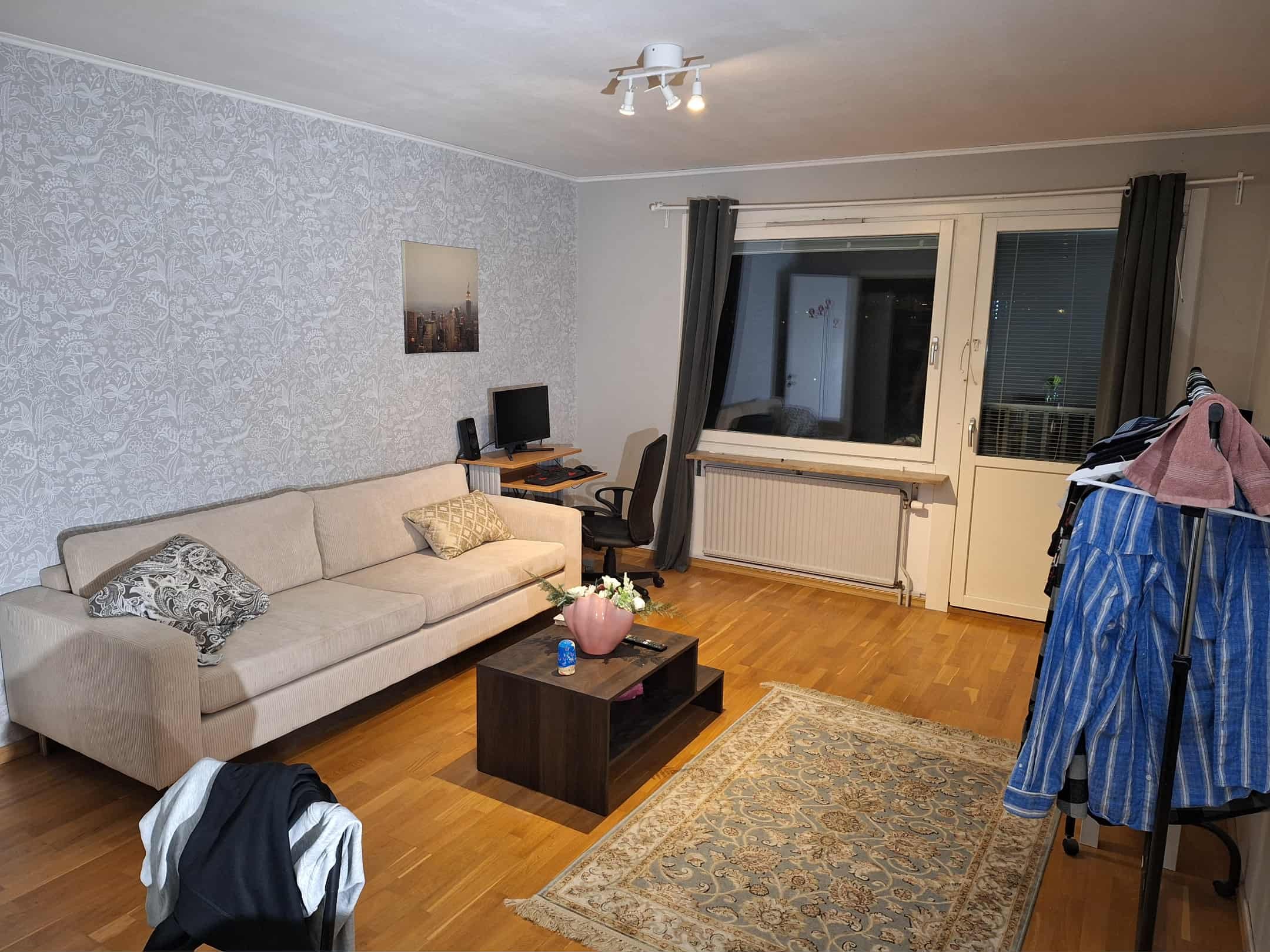 Lägenhet, 1 rum, 44 kvm, Solna