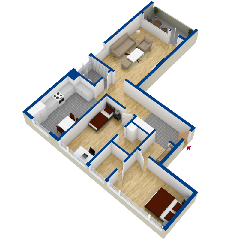 3 rok · 86 m² i Halmstad – bild 3