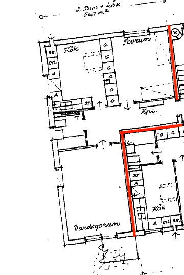 2 rok · 58 m² i Norrköping – bild 3