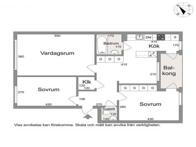Lägenhet, 3 rooms, 75 sqm, Linköping