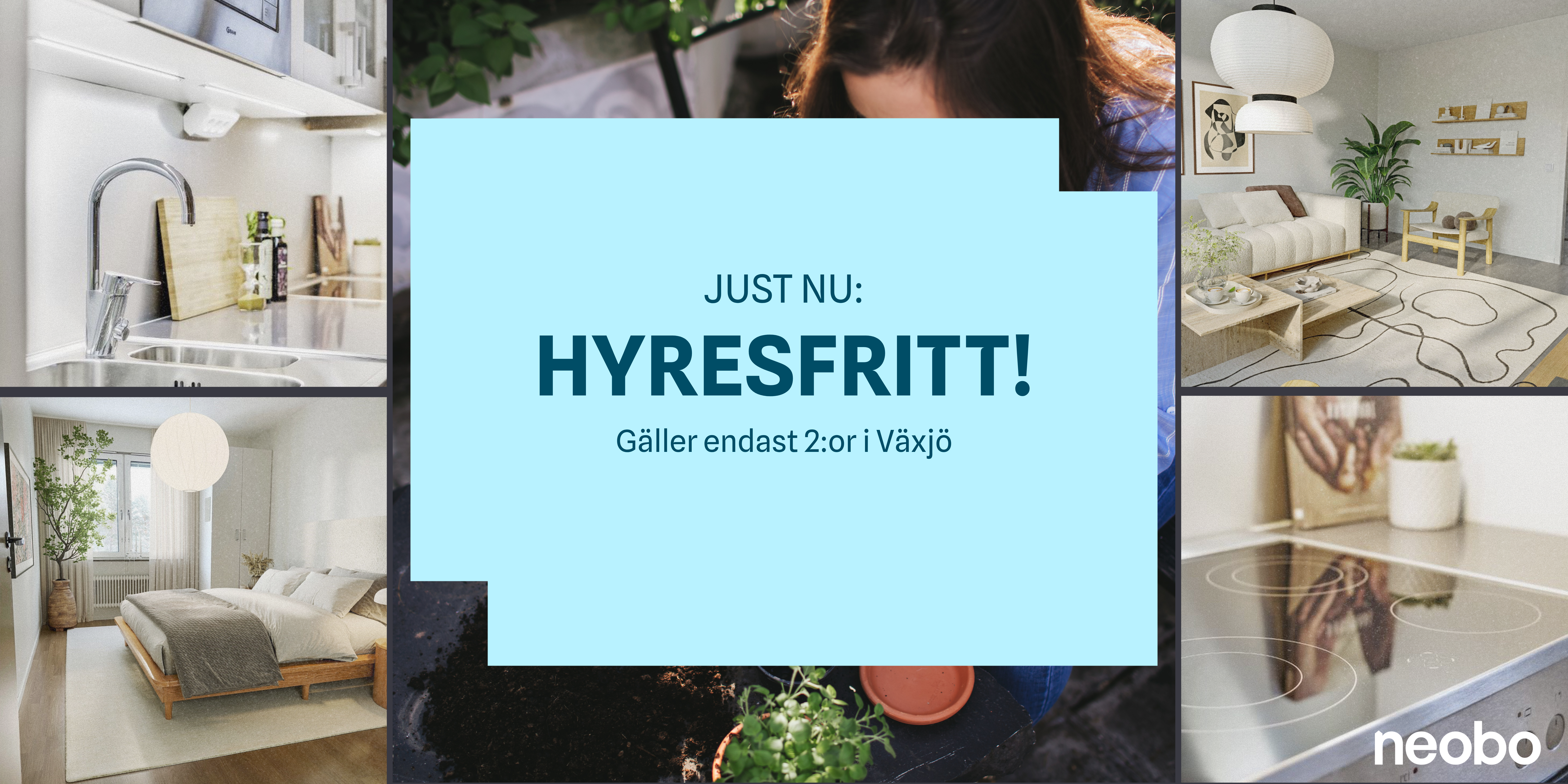 Lägenhet, 2 rooms, 52 sqm, Växjö