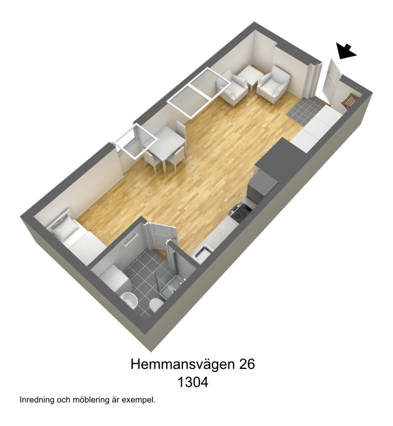 1 rok · 35 m² i Halmstad – bild 3