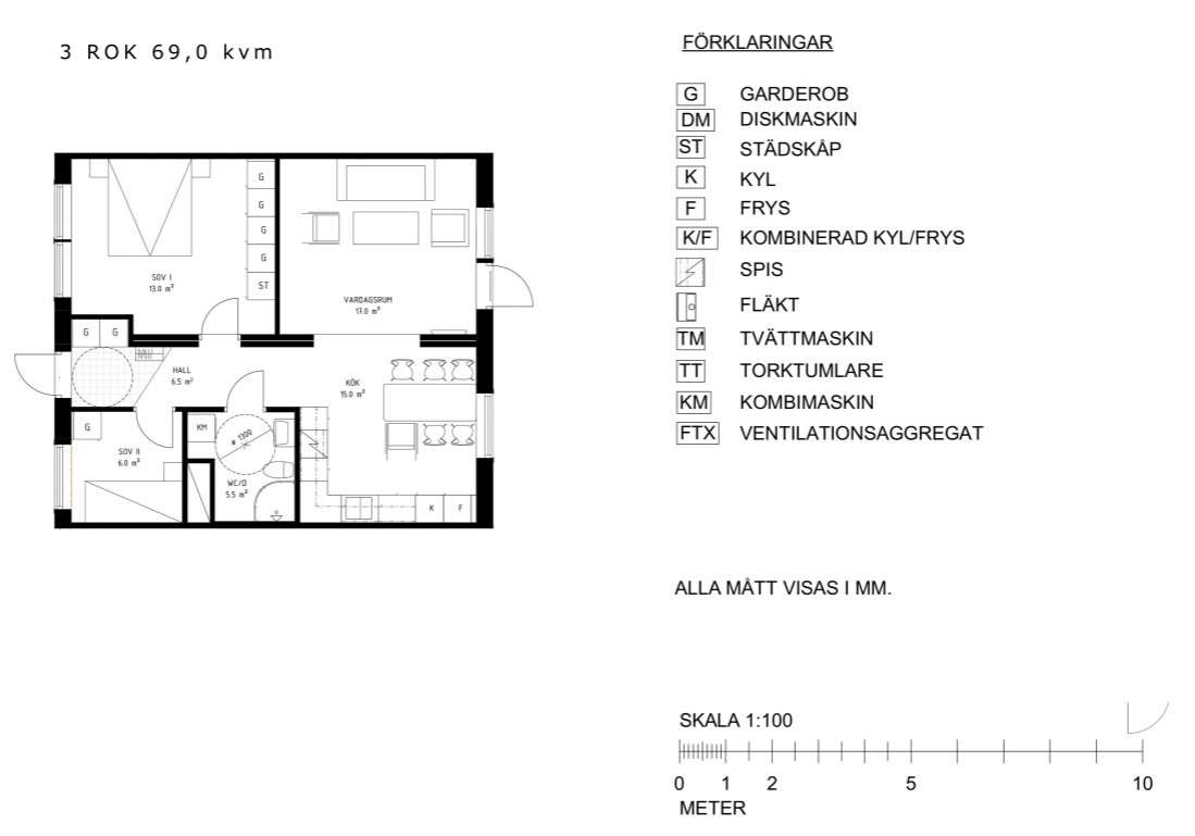 3 rok · 69 m² i Alvesta – bild 15
